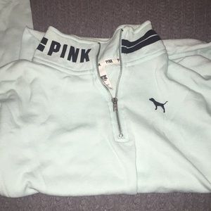 Pink half zip